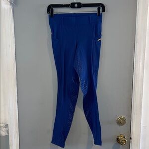 NWOT Kerrits Ice-Fil Fullseat Tech Riding‎ Tights in Navy Size Small